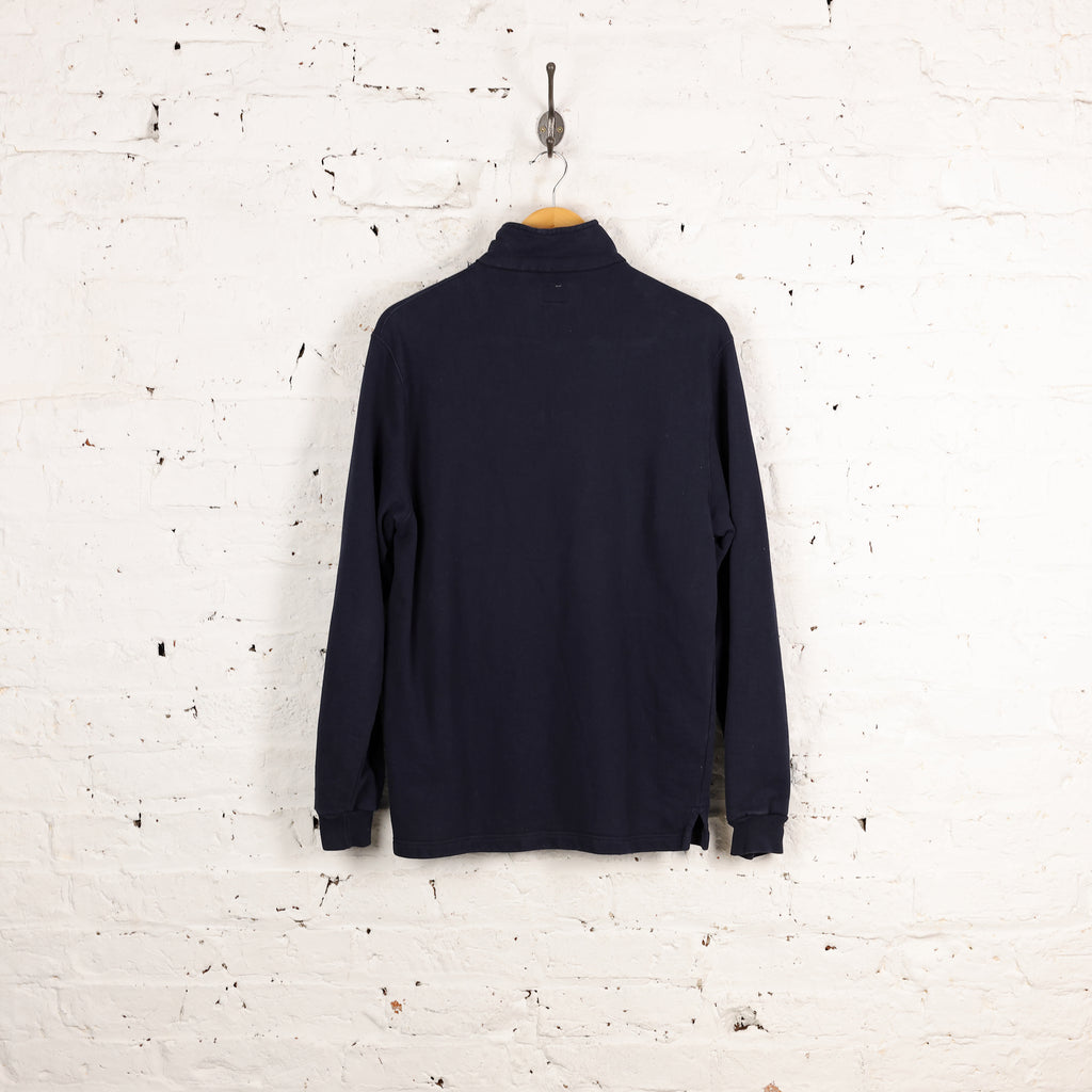 Calvin Klein Jeans 1/4 Zip Sweatshirt - Blue - XL