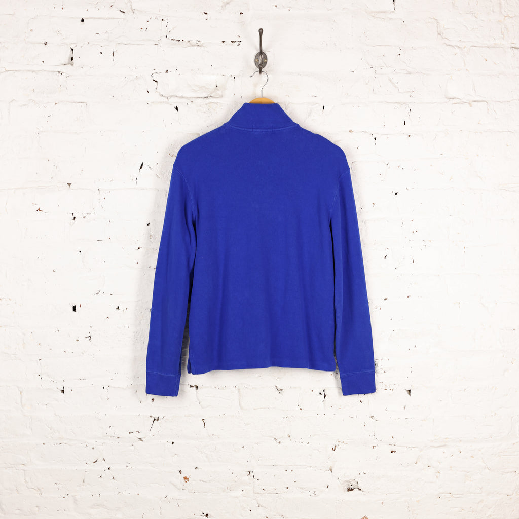 Ralph Lauren 1/4 Zip Sweatshirt - Blue - S