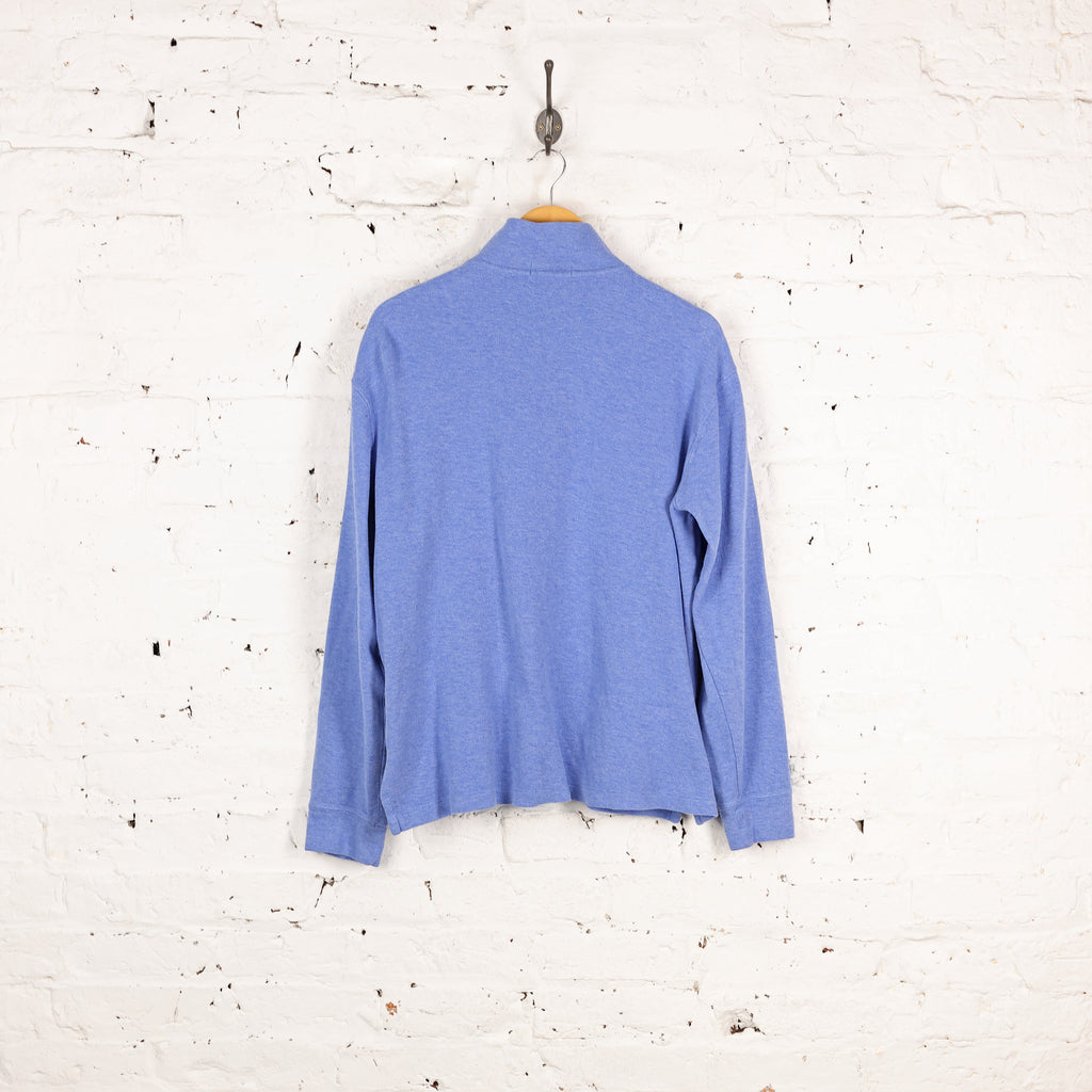 Ralph Lauren 1/4 Zip Sweatshirt - Blue - L