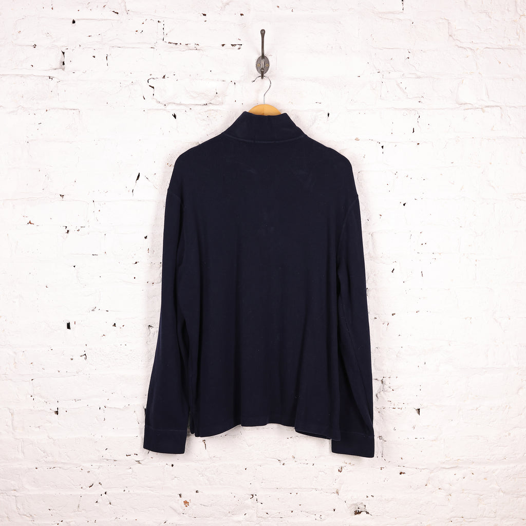 Ralph Lauren 1/4 Zip Sweatshirt - Blue - L