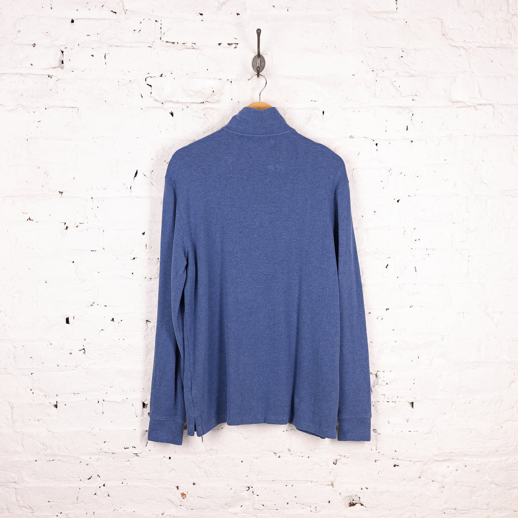 Ralph Lauren 1/4 Zip Sweatshirt - Blue - L