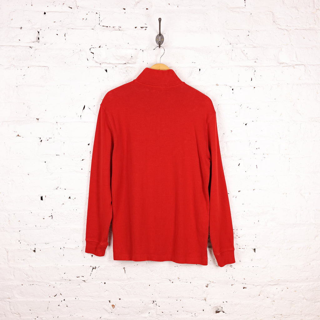 Ralph Lauren 1/4 Zip Sweatshirt - Red - M