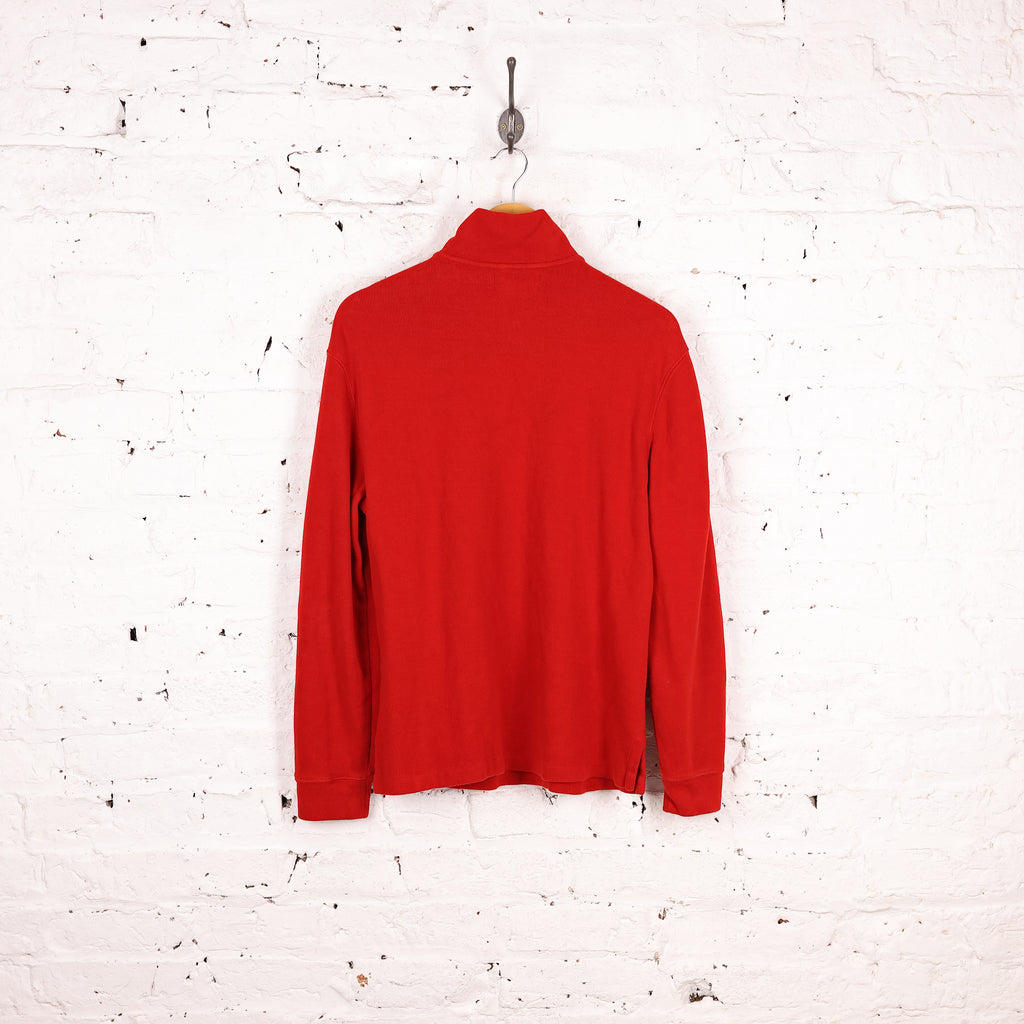 Ralph Lauren 1/4 Zip Sweatshirt - Red - M