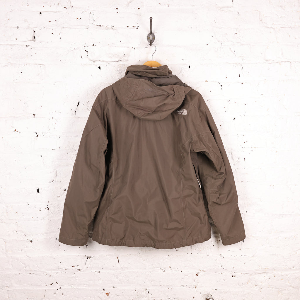 Women's The North Face Hyvent Rain Jacket - Brown - Women's L