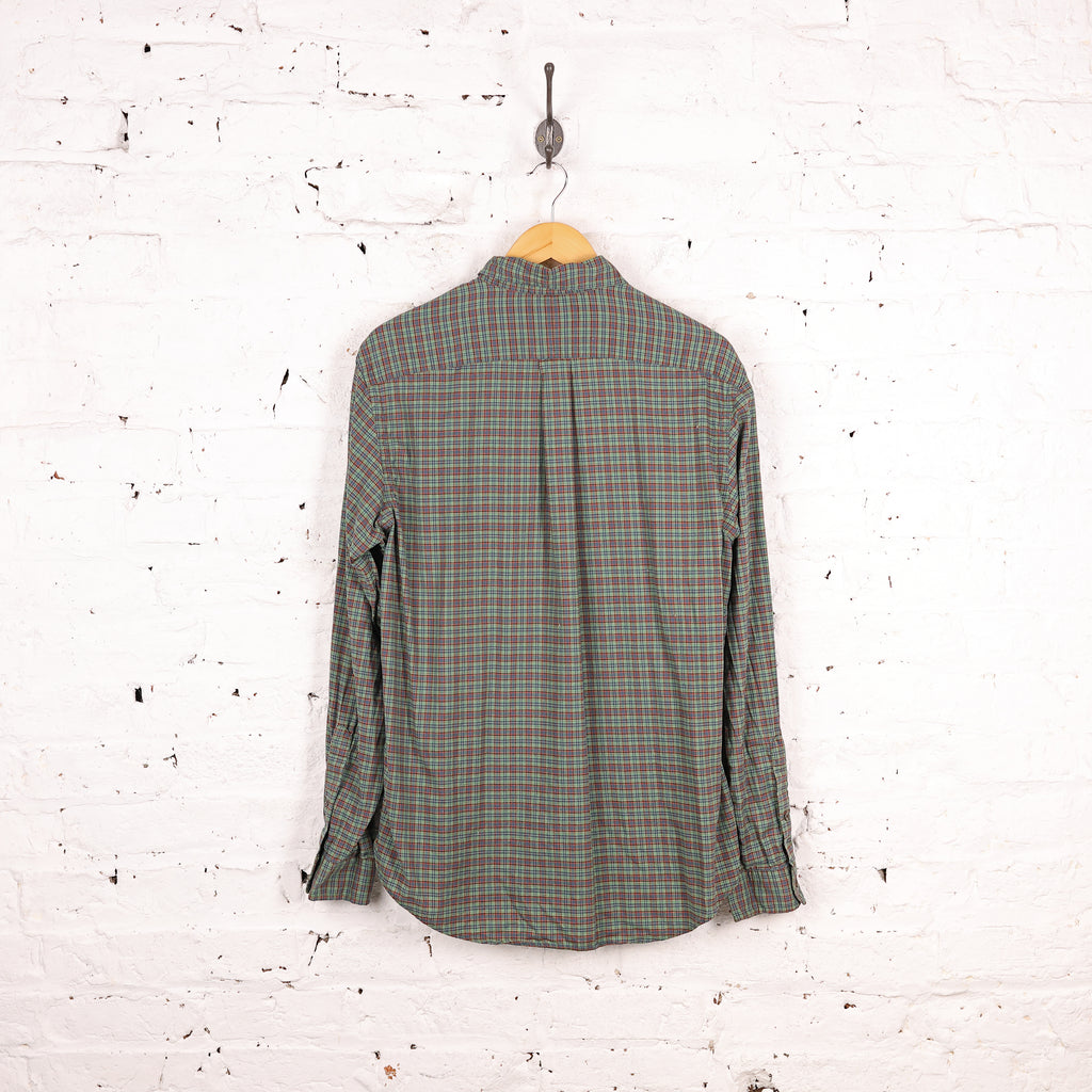 Ralph Lauren Custom Fit Check Shirt - Green - M