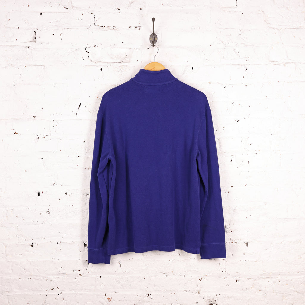 Ralph Lauren Polo 1/4 Zip Sweatshirt - Blue - L