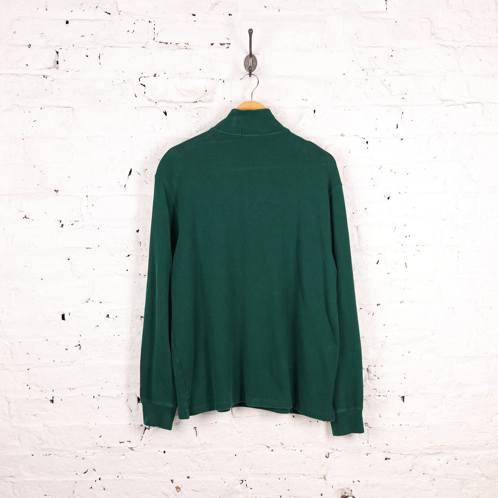 Ralph Lauren Polo 1/4 Zip Sweatshirt - Green - L