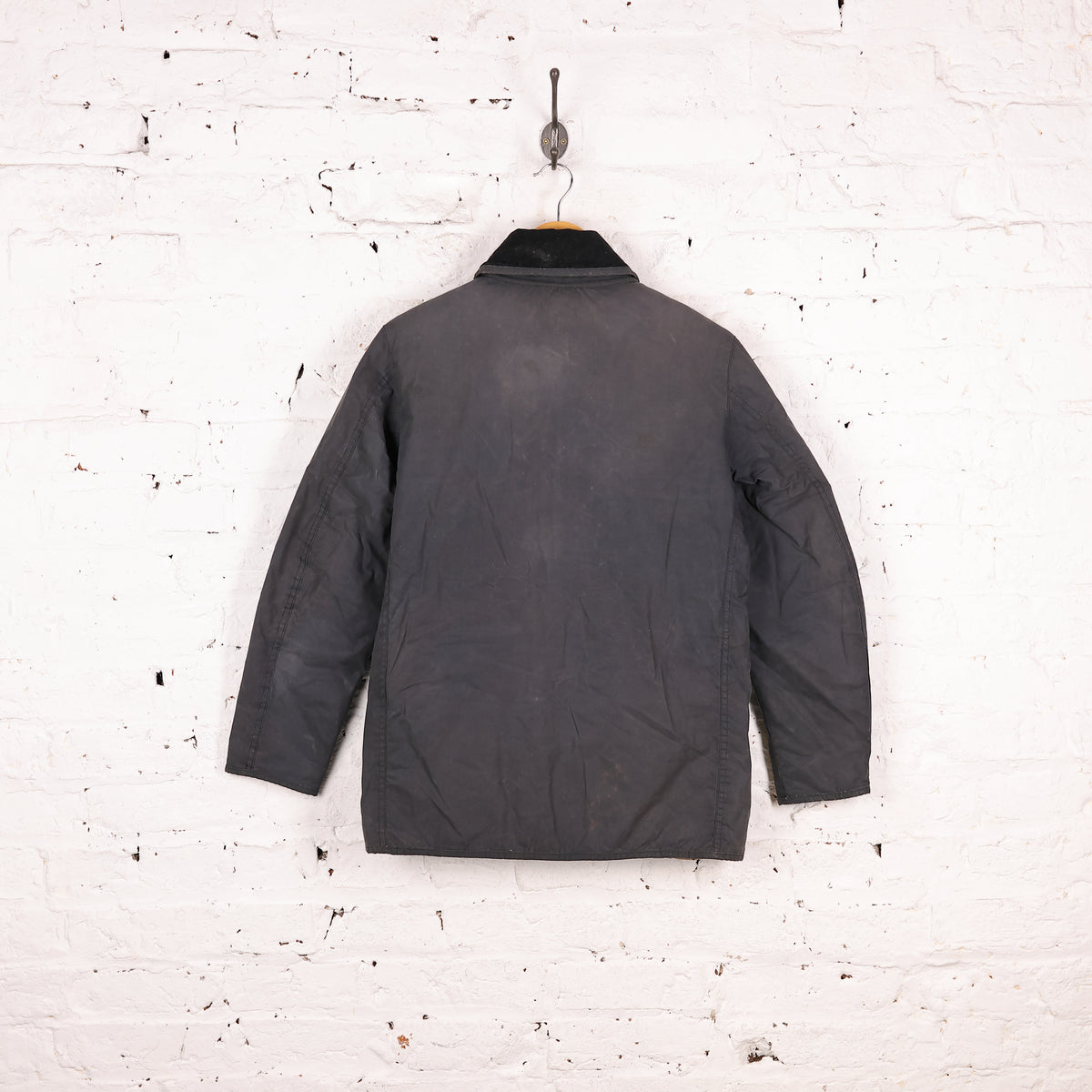 Barbour Deveron Wax Jacket - Blue - S – Headlock