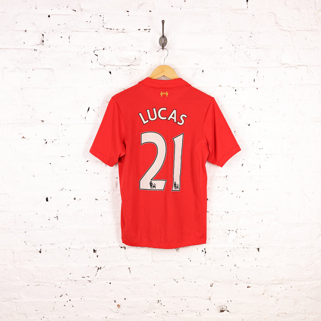 Liverpool FC Lucas 2012/13 Home Football Shirt - Red - S