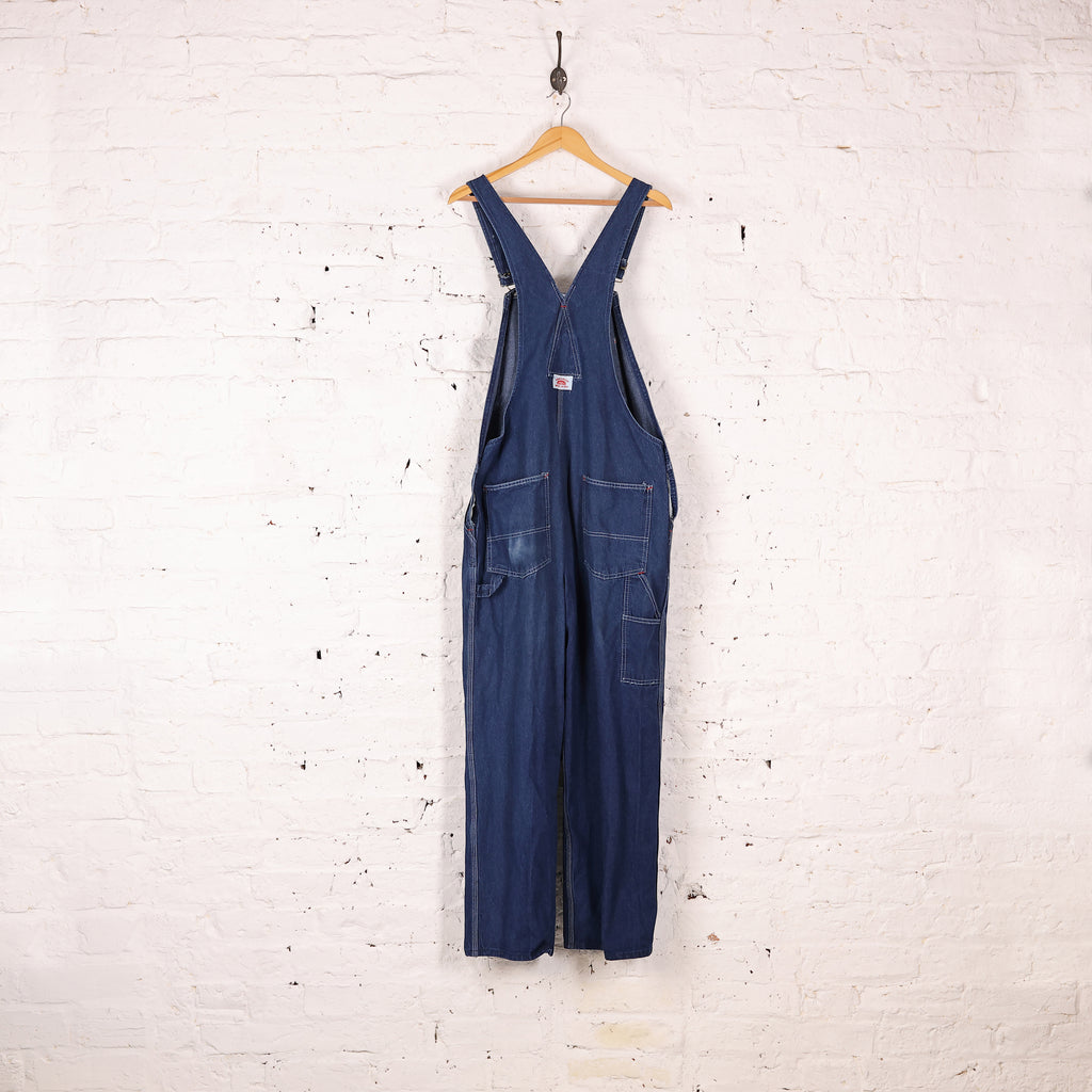 Round House Denim Dungarees - Blue - L