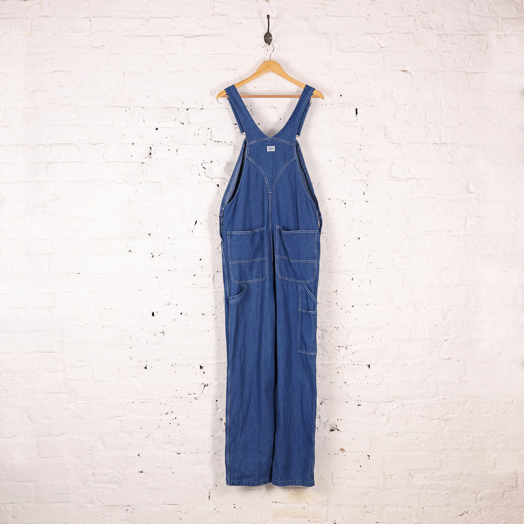 Liberty Overalls Denim Dungarees - Blue -  M