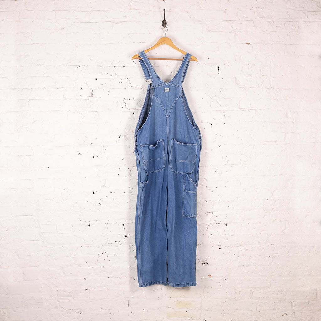 Liberty Overalls Denim Dungarees - Blue - XL