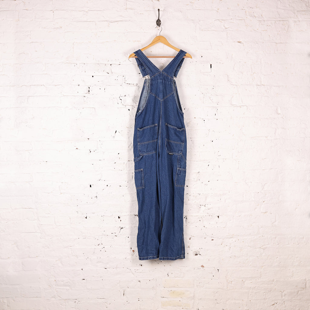 Berne Workwear Denim Overalls Dungarees - Blue - M