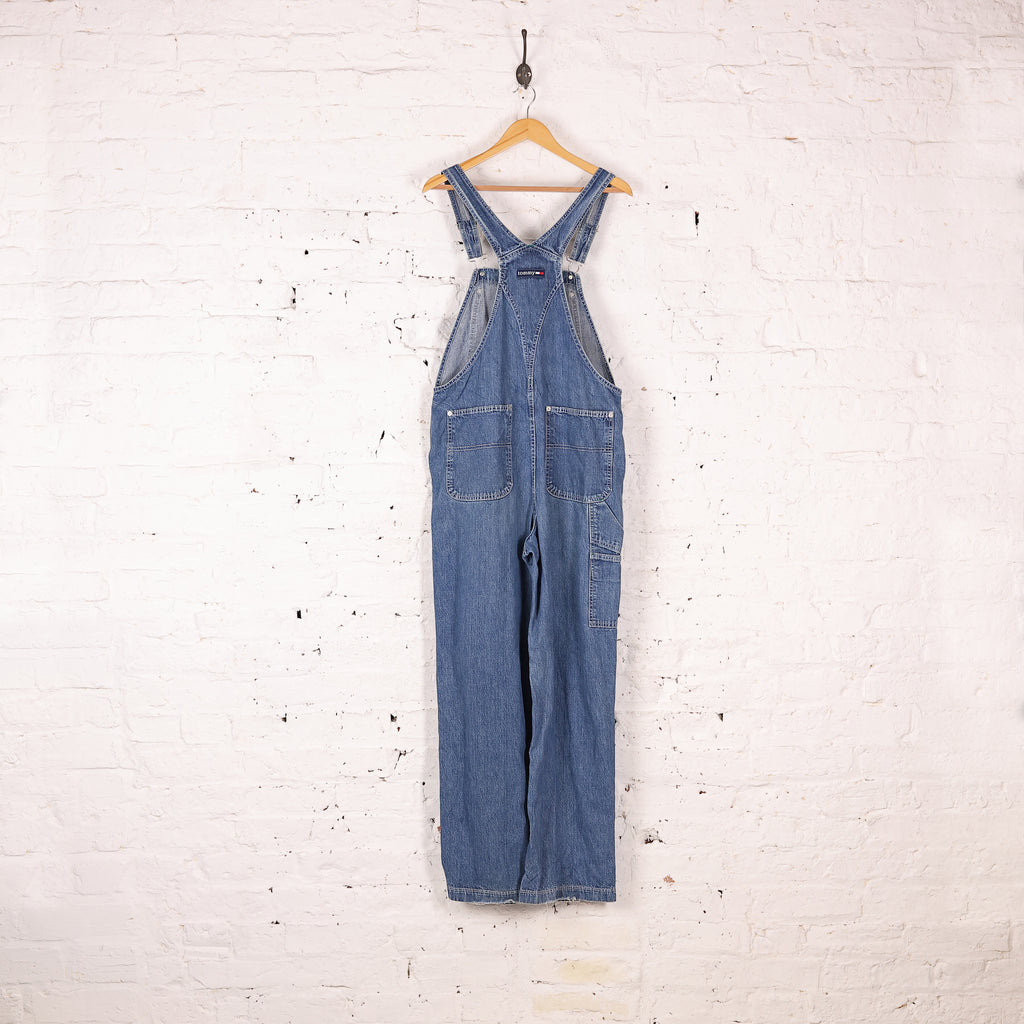 Women's Tommy Hilfiger Denim Dungarees - Blue - Women's L