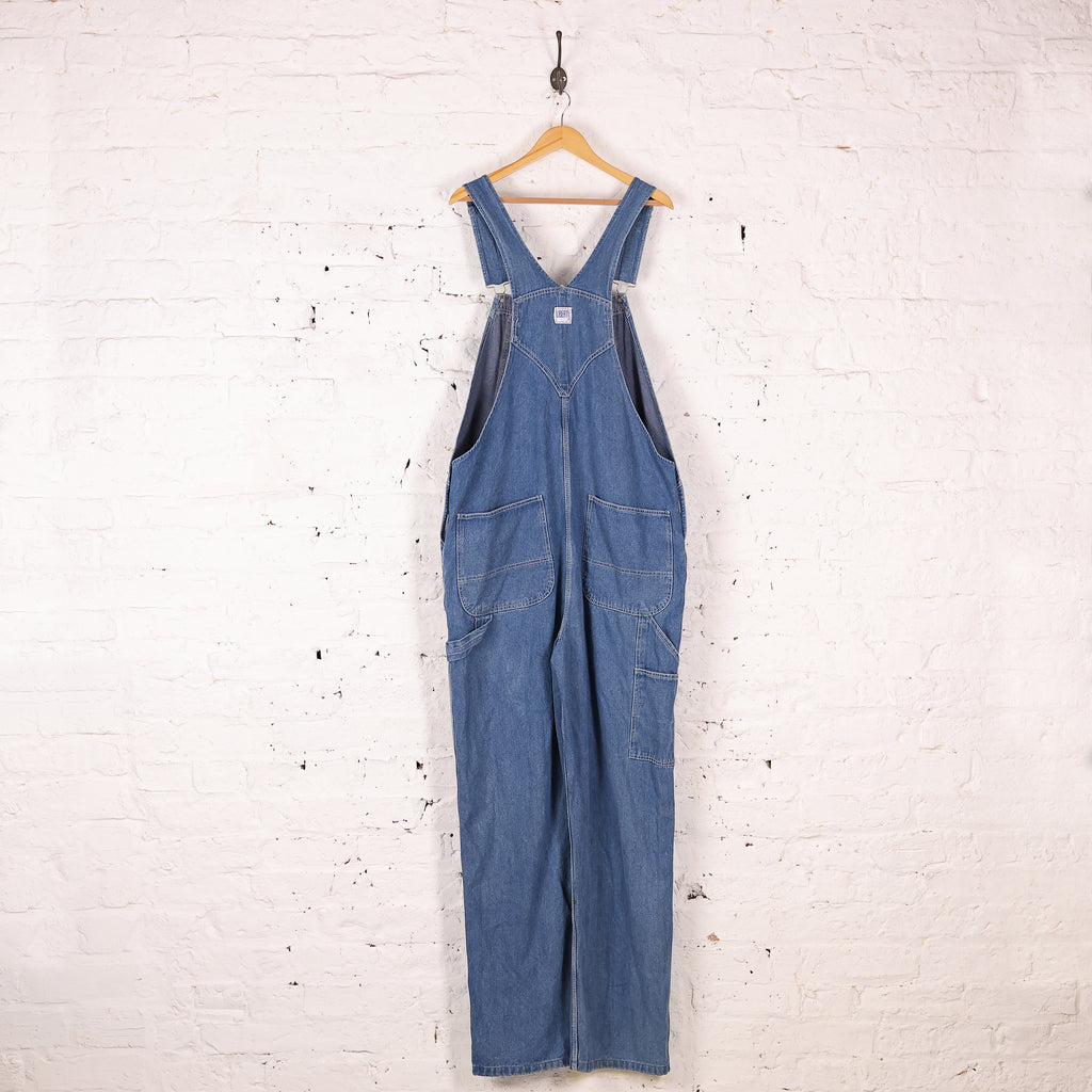 Liberty Overalls Denim Dungarees - Blue - XXL