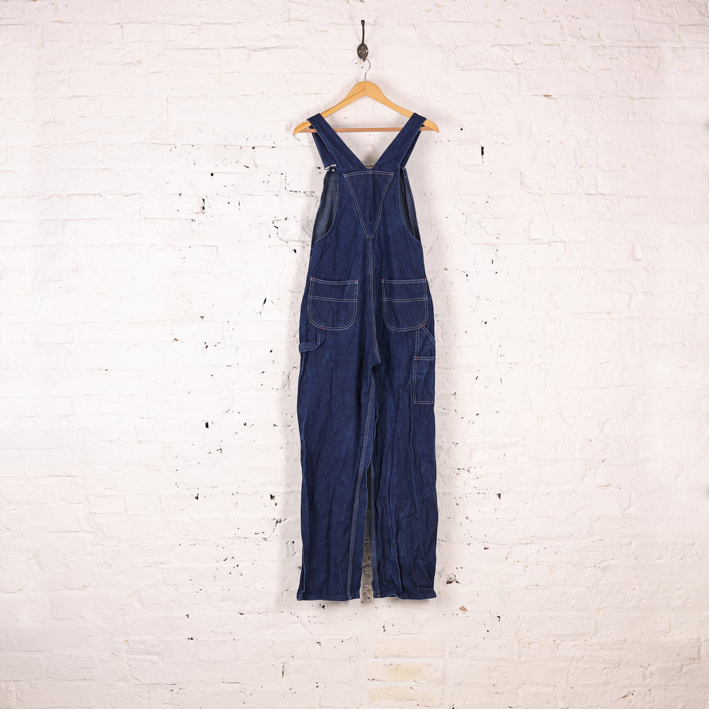 Red Kap Denim Overalls Dungarees - Blue - S