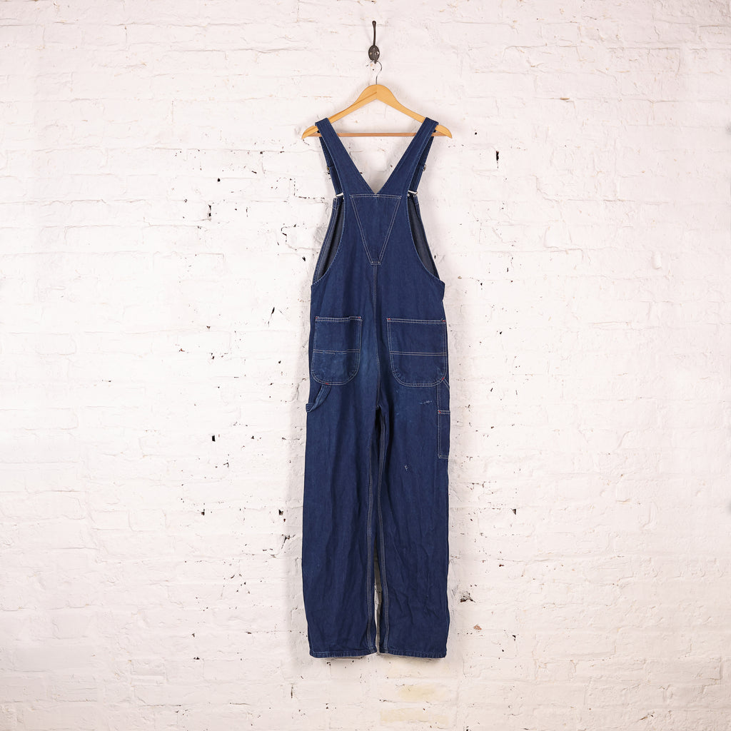 Red Kap Denim Overalls Dungarees - Blue - M