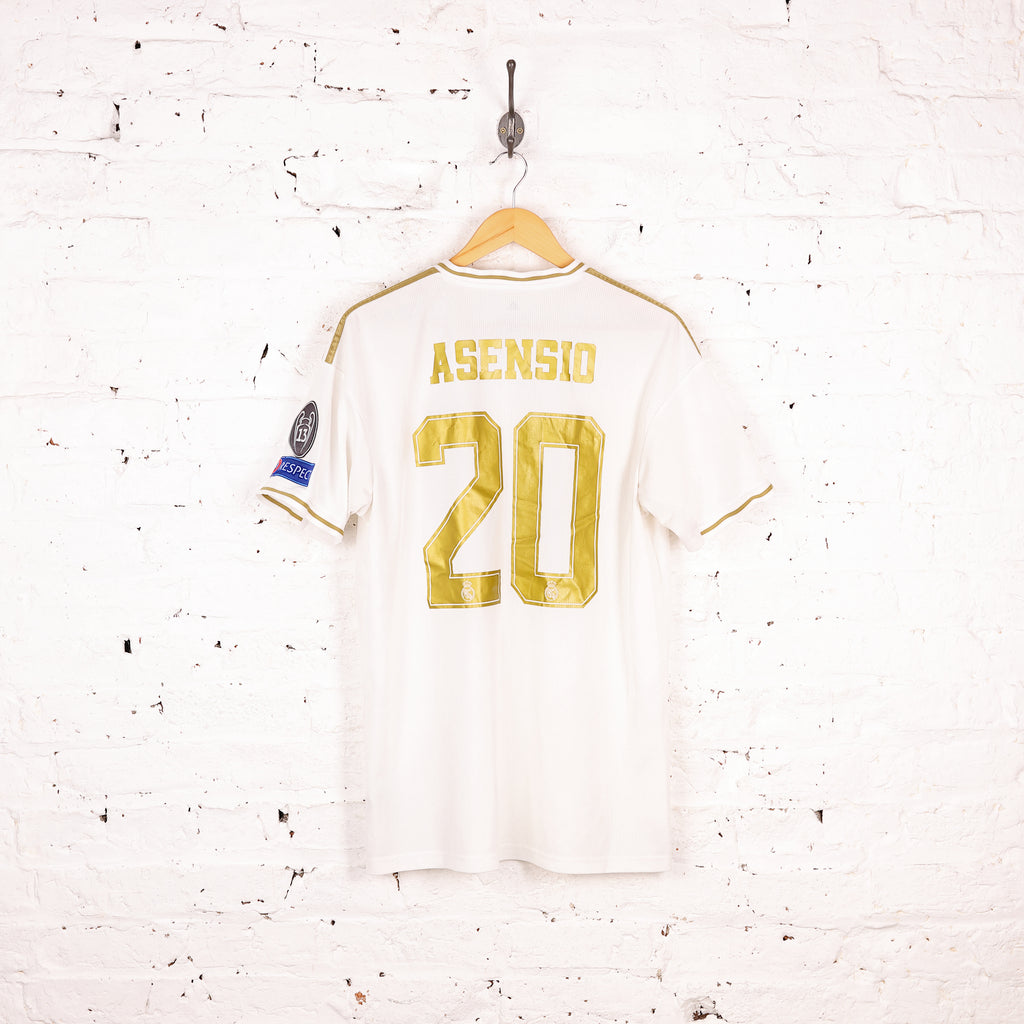 Real Madrid Adidas Champions League 2019 Asensio Home Football Shirt - White - L