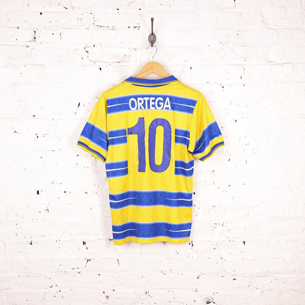 Parma Lotto 1998  Ortega Home Football Shirt - Yellow - L