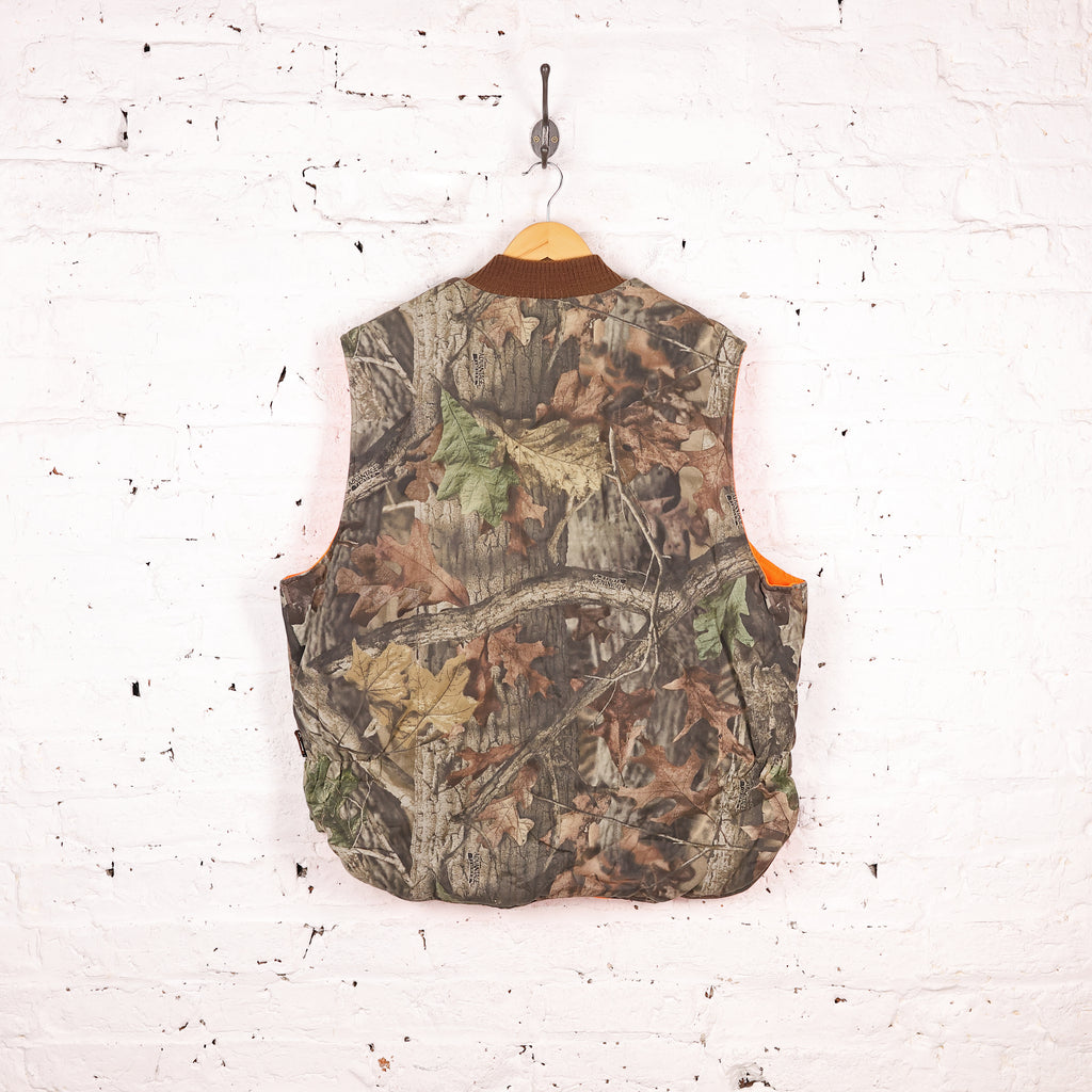 Real Tree Camouflage Gilet Bodywarmer Jacket - Green - XL