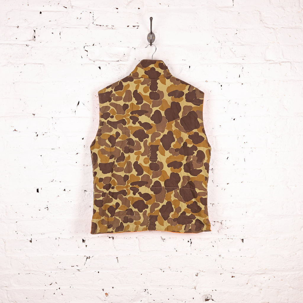 Camouflage Shooting Gilet Jacket - Brown - M