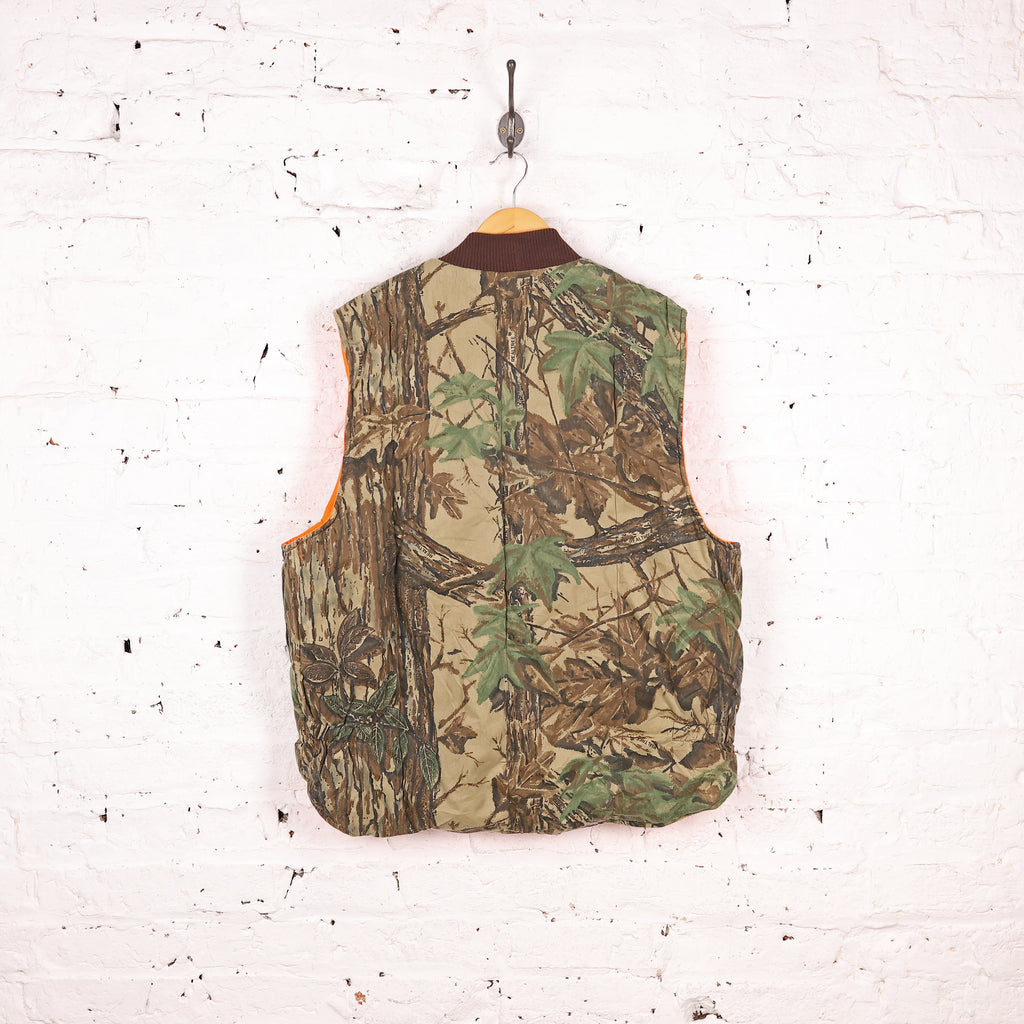 Real Tree Camouflage Gilet Bodywarmer - Green - L