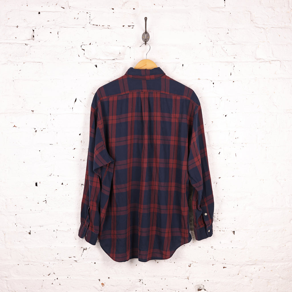 Ralph Lauren Big Shirt Check Shirt - Blue - L