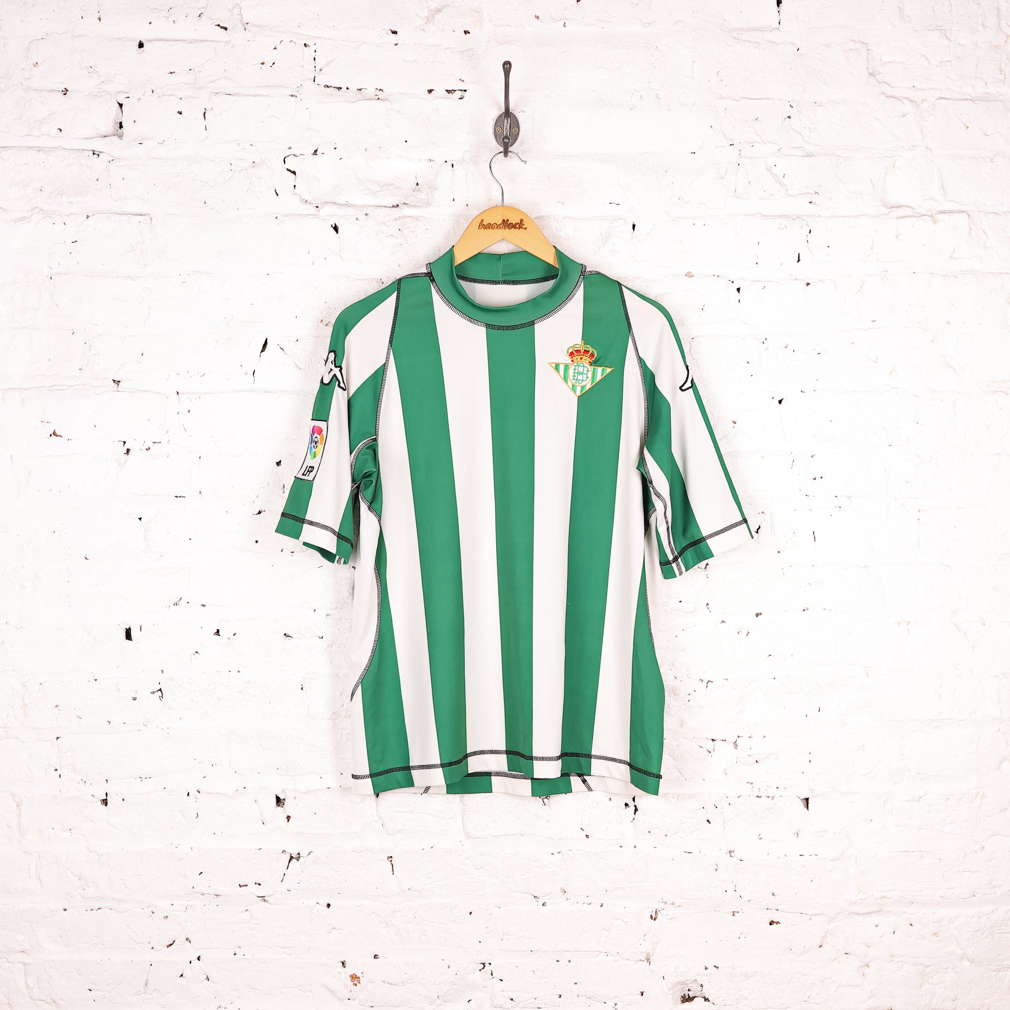 Real Betis 2004 Kappa Home Football Shirt - Green - M – Headlock