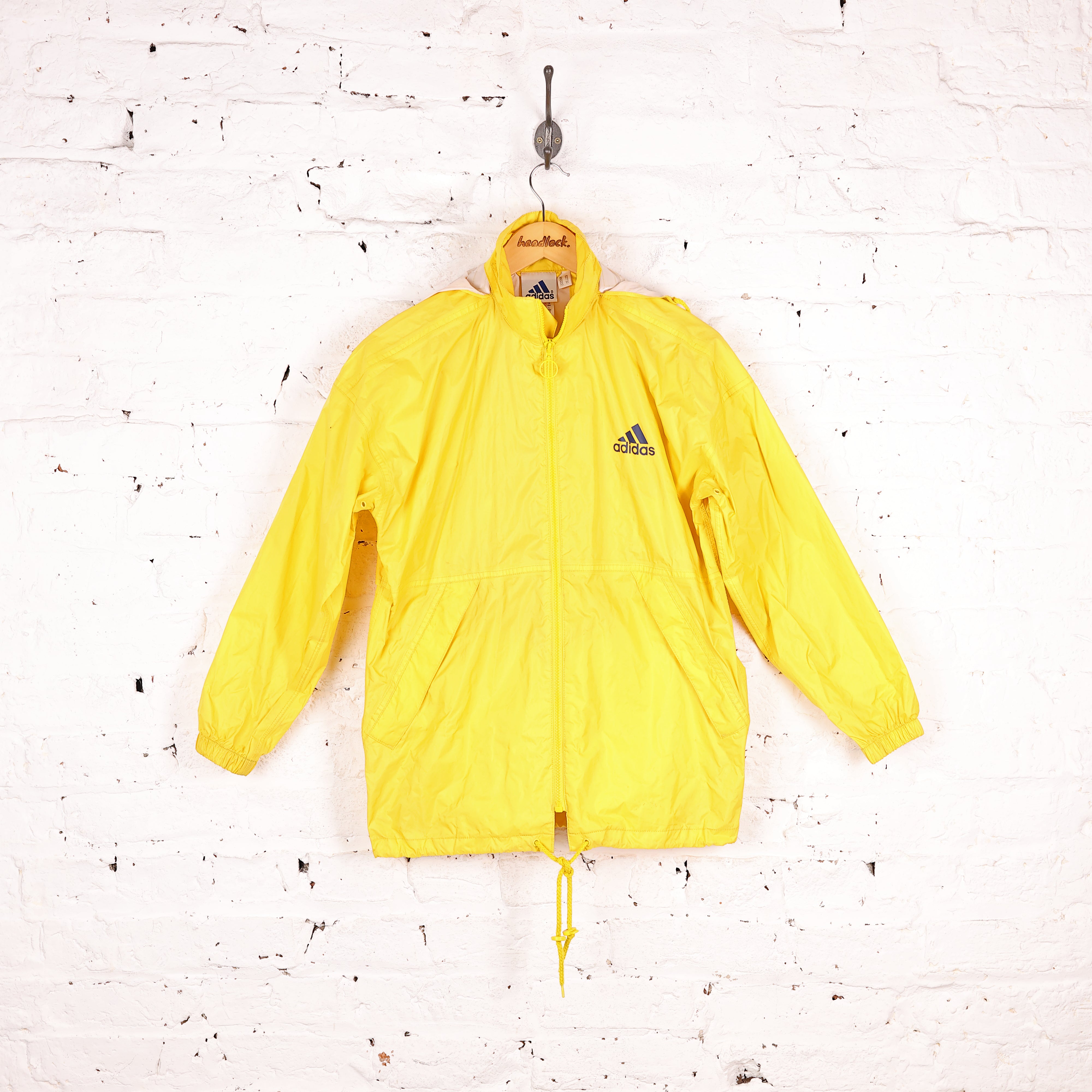 Adidas 90s Rain Jacket Cagoule Yellow XS – Headlock