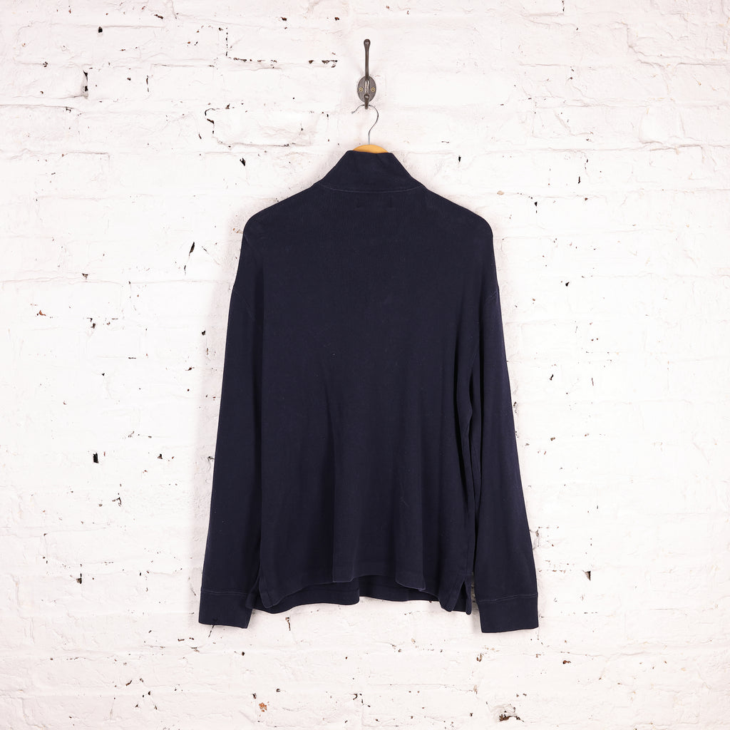 Ralph Lauren 1/4 Zip Sweatshirt - Blue - M