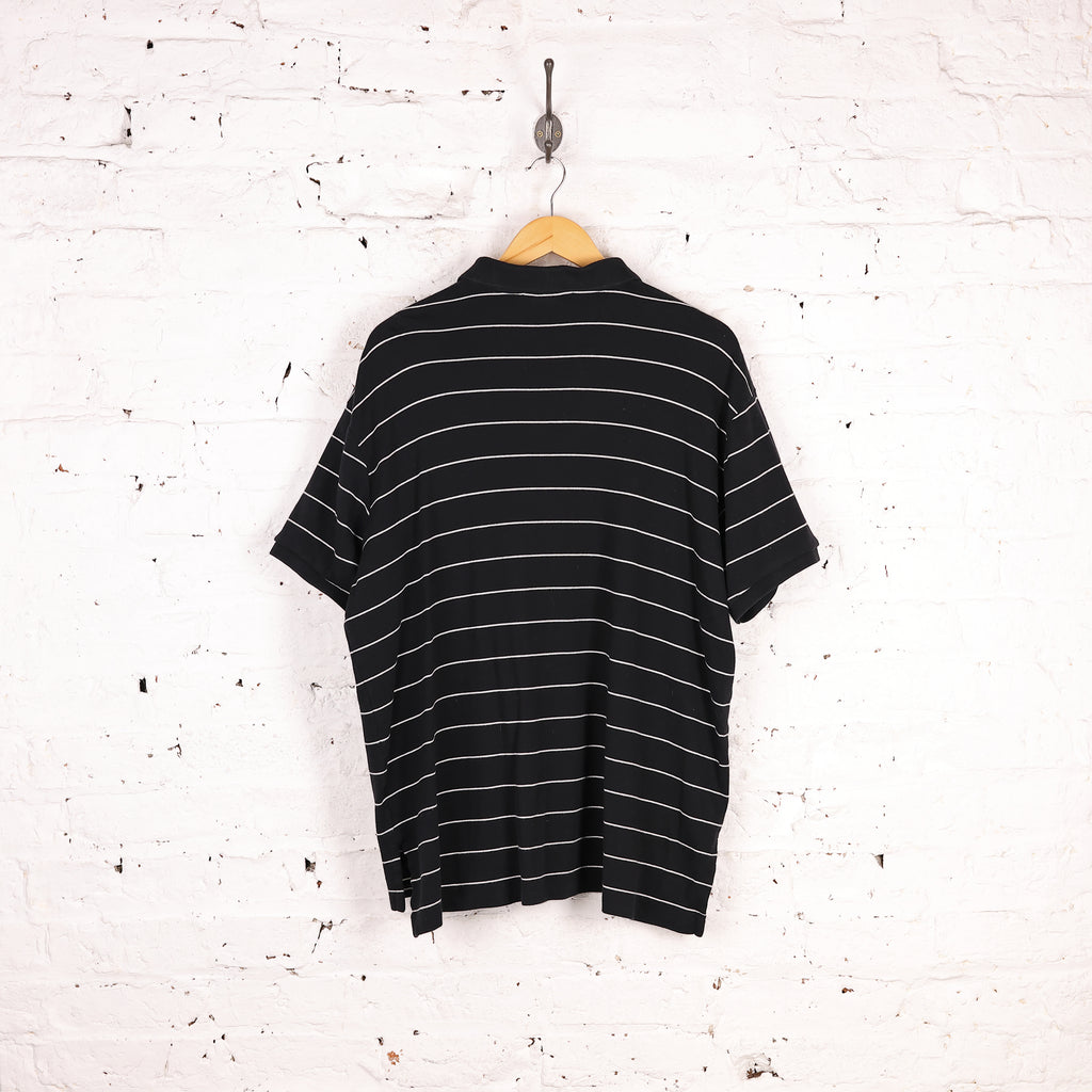 Ralph Lauren Short Sleeve Striped Polo Shirt - Black - XXL