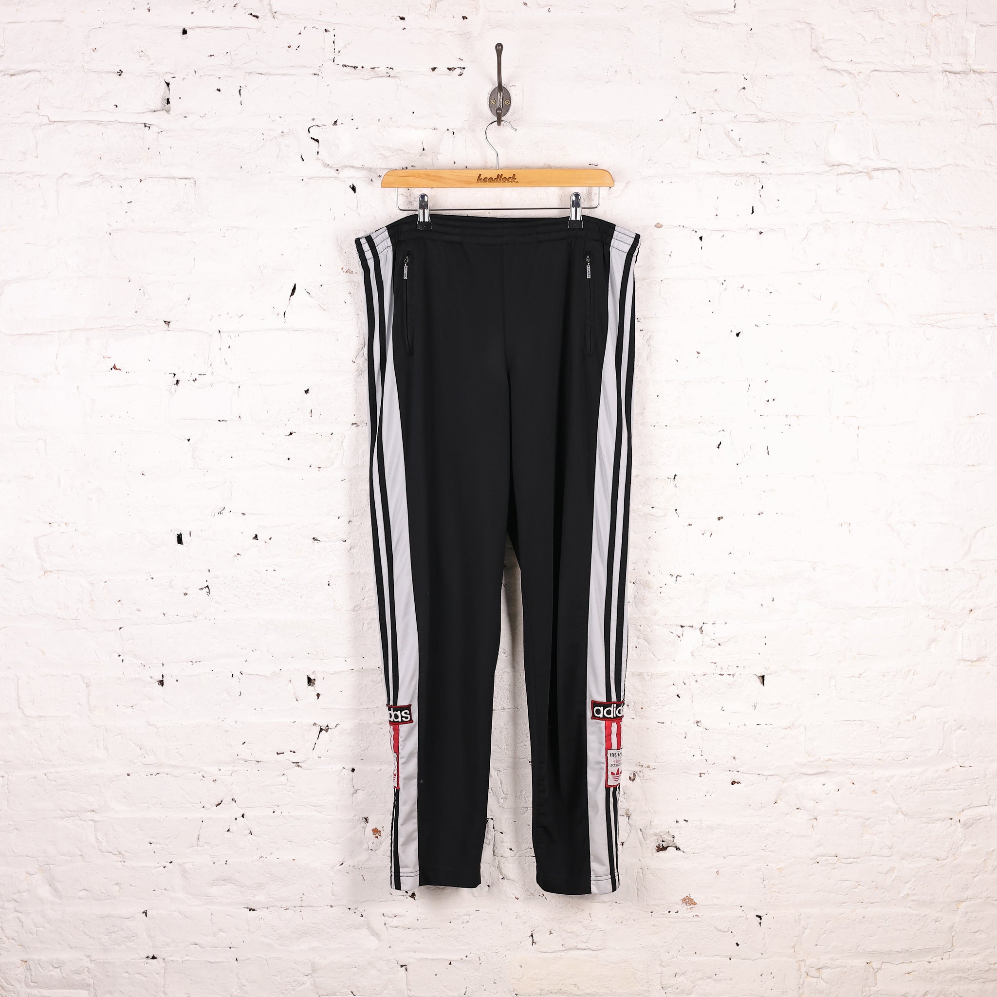 90s Adidas Tracksuit Bottoms Adidas Poppers Womens 90's Adidas