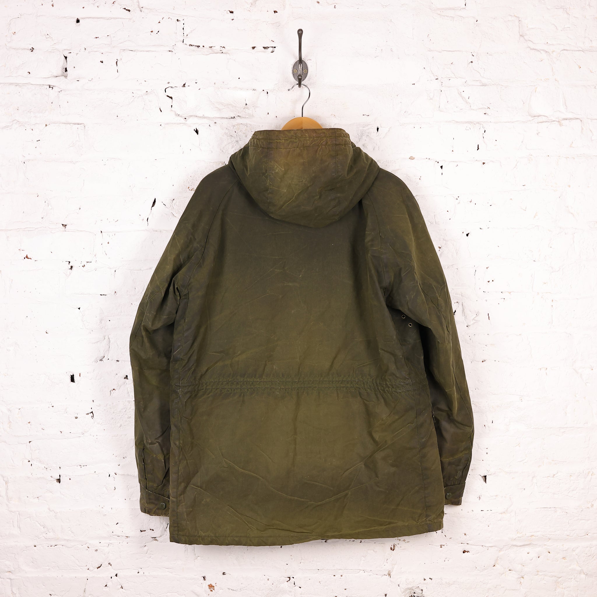 Barbour Brindle Wax Jacket Coat - Green - XL – Headlock