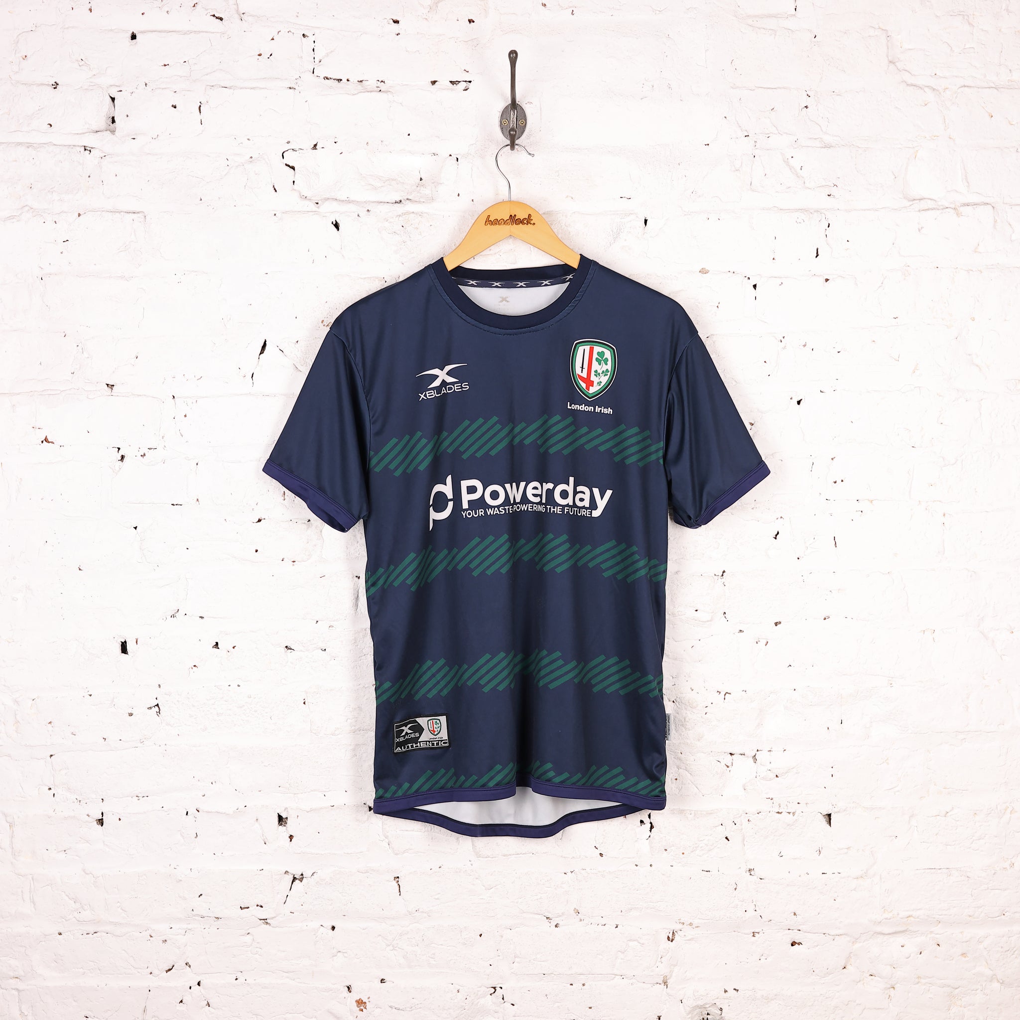 Blue Irish Rugby Jersey London Irish Rugby Training Shirt Blue M