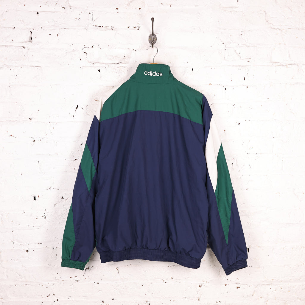 90s Adidas Tracksuit Top Jacket - Blue - L