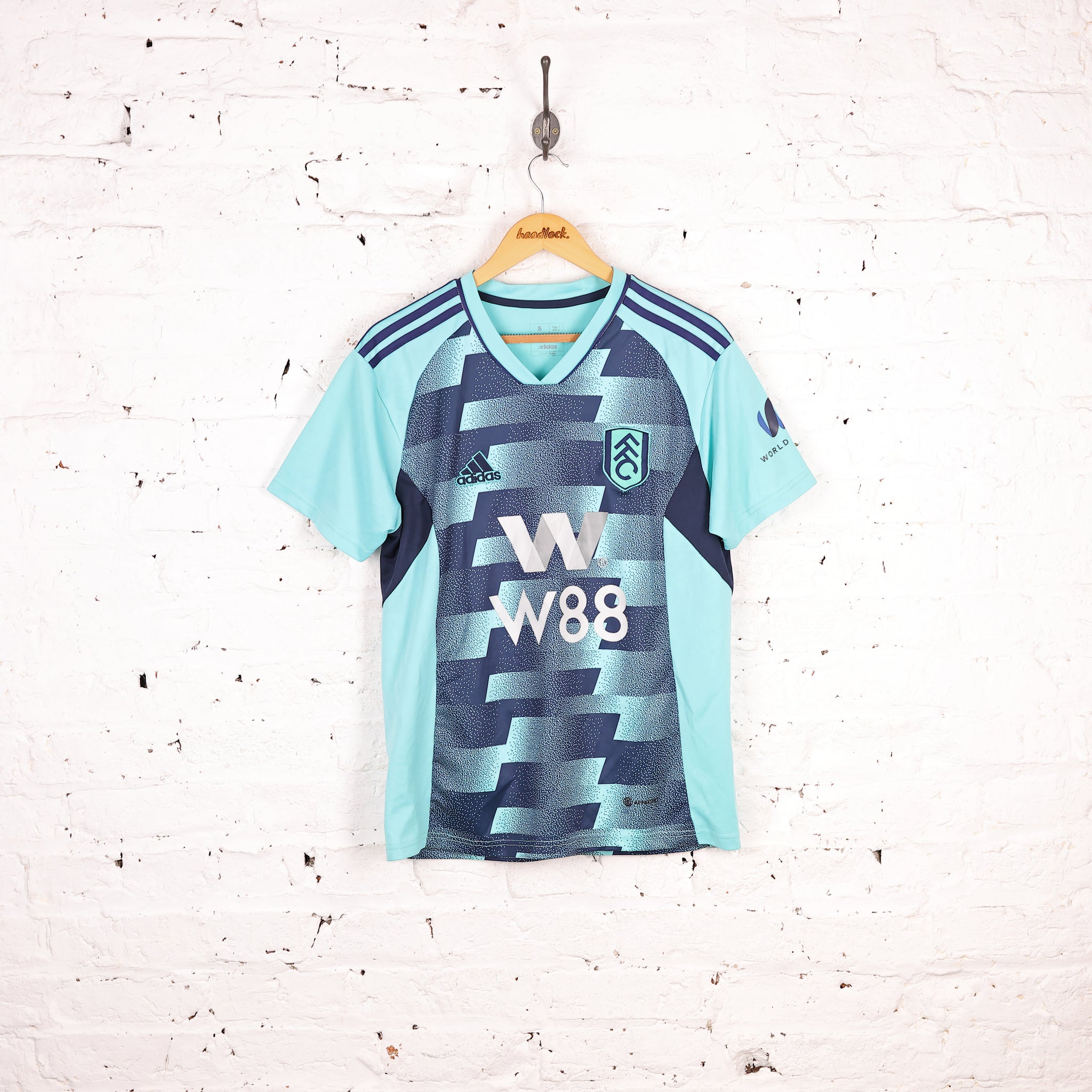 Fulham 2022 Aleksandr Mitrovic Adidas Home Football Shirt Blue