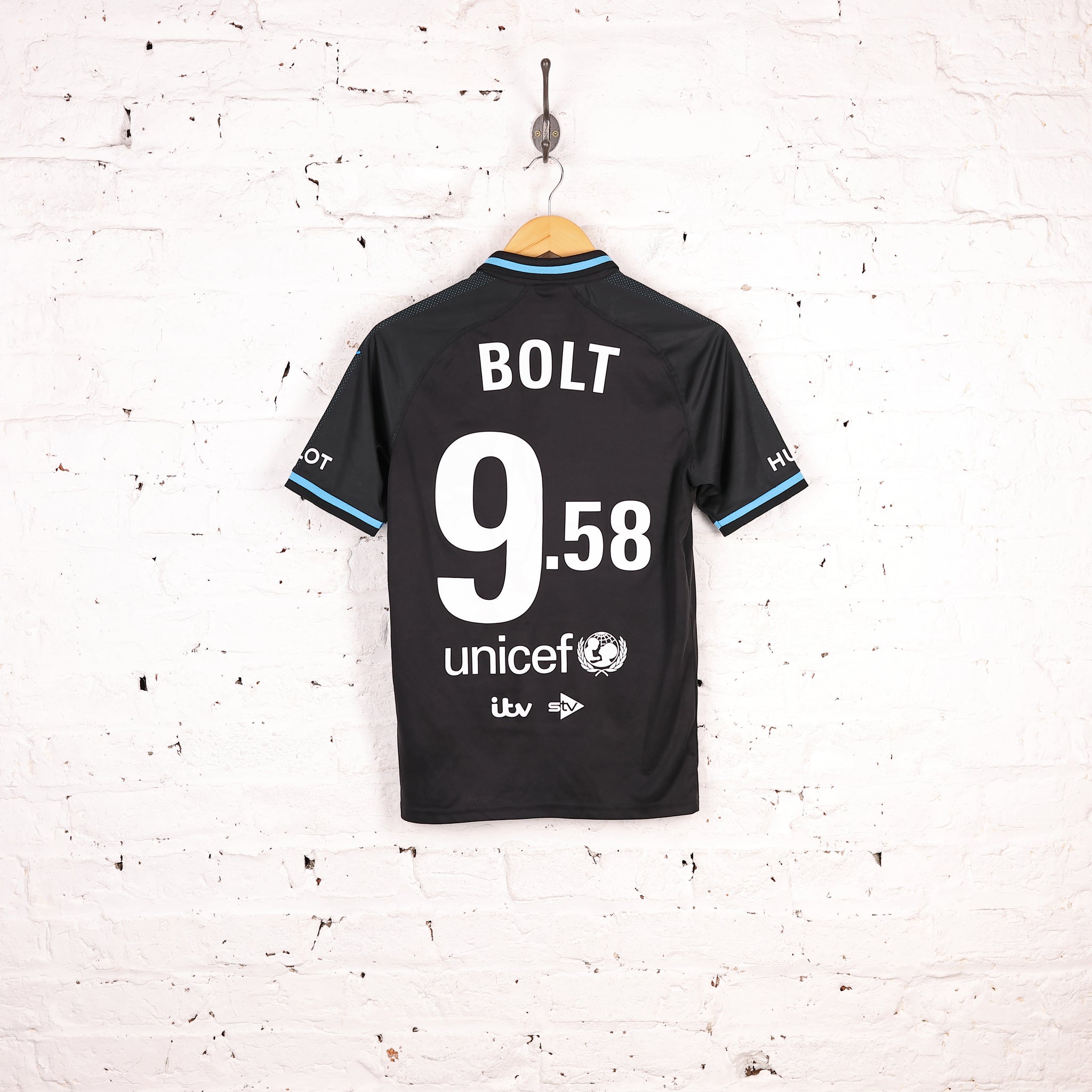 Soccer Aid 2018 World XI Bolt Puma Football Shirt - Black - S