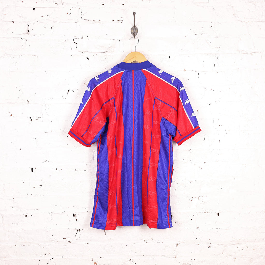 FC Barcelona 1997 Kappa Home Football Shirt - Red - L