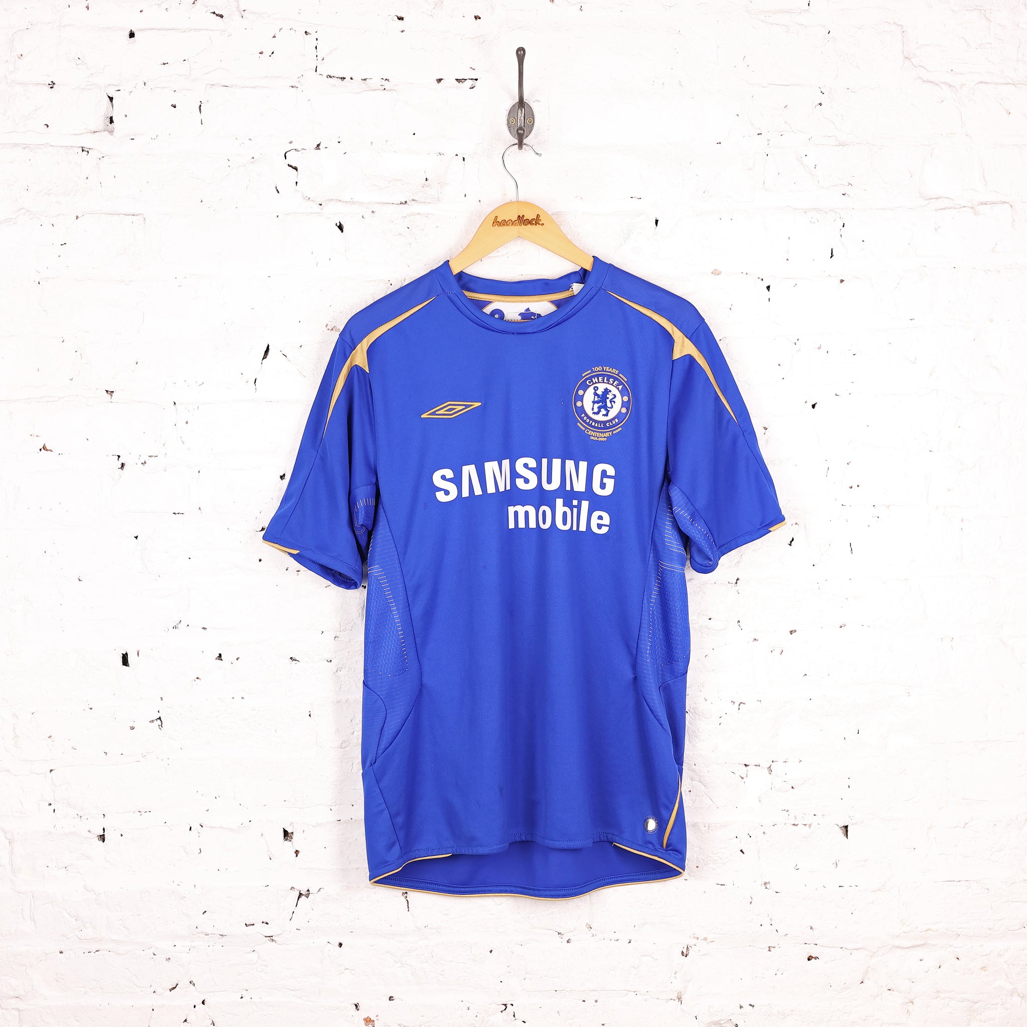 Chelsea 2005 Umbro Home Football Shirt - Blue - L – Headlock