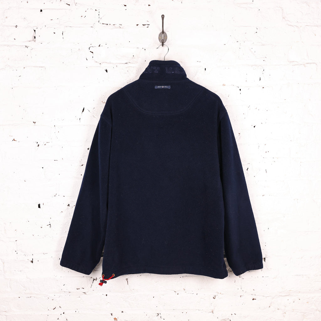 Gant USA 1/4 Zip Borg Fleece - Black - L