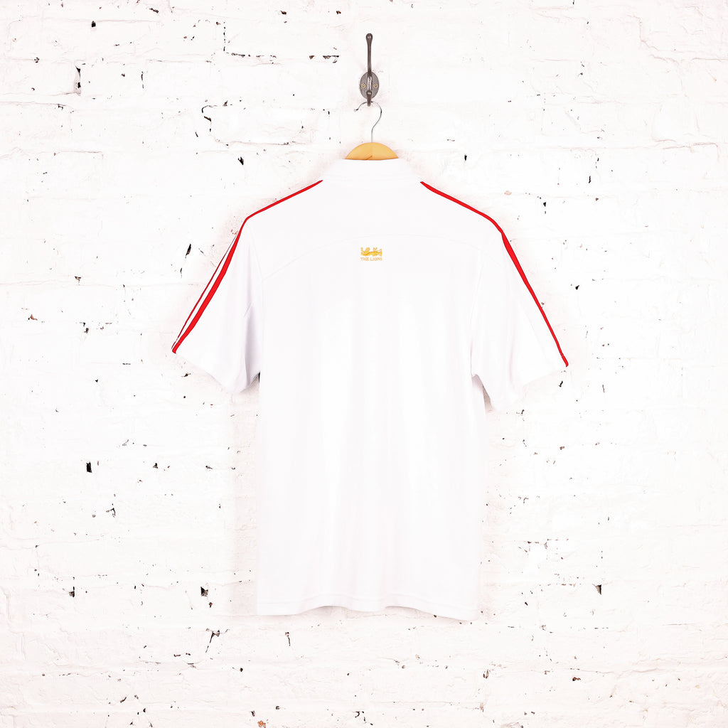 British & Irish Lions Adidas 2009 South Africa Tour Short Sleeve Polo Shirt - White - L