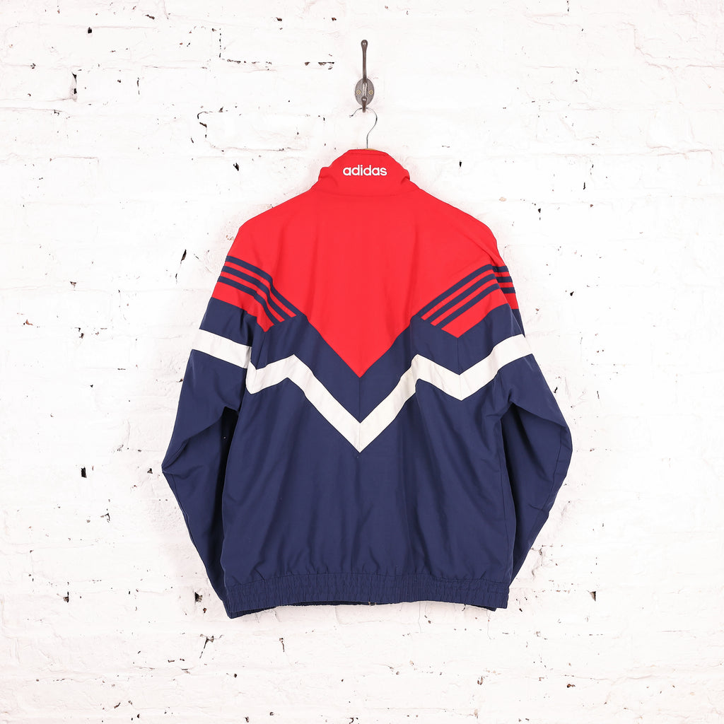 90s Adidas Tracksuit Top Jacket - Blue - L