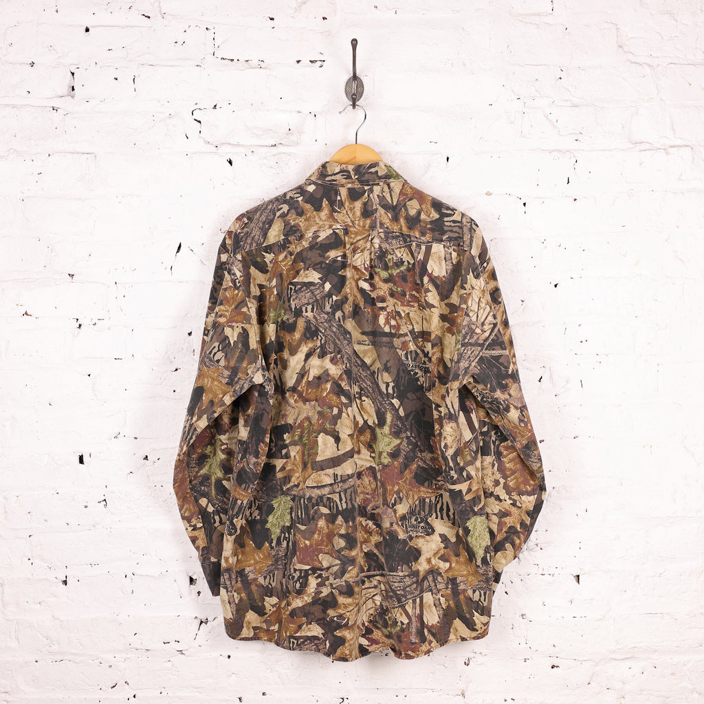 Mossy Oak Real Tree Forest Floor Camouflage Shirt - Brown - XL