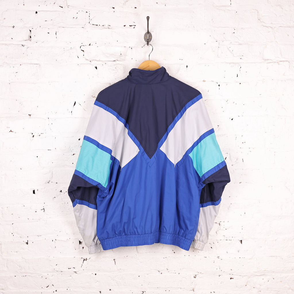 90s Adidas Tracksuit Top Jacket - Blue - L