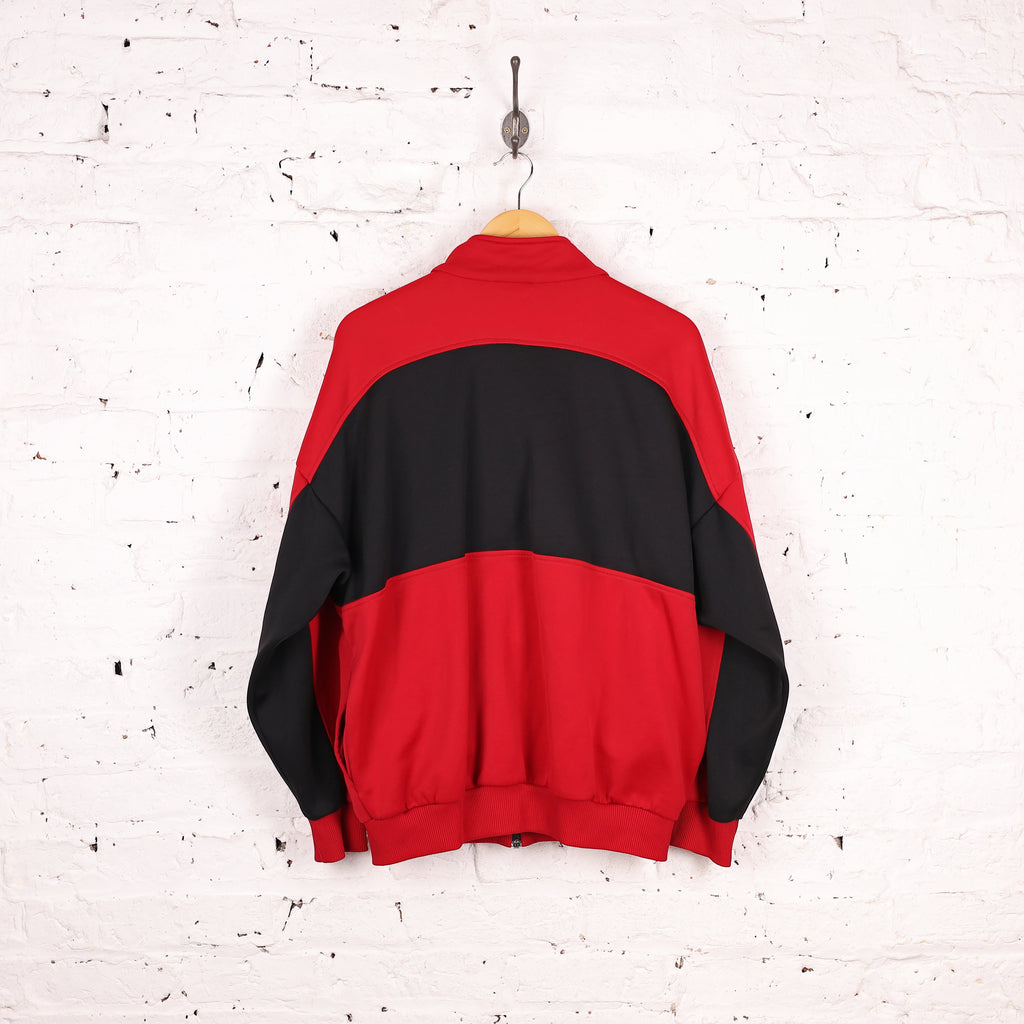 90s Adidas Tracksuit Top Jacket - Red - L