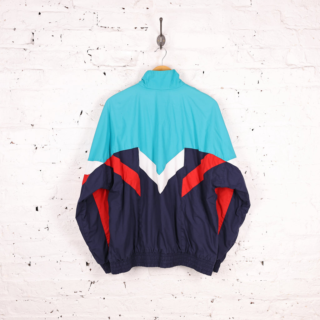 90s Adidas Tracksuit Top Jacket - Blue - L