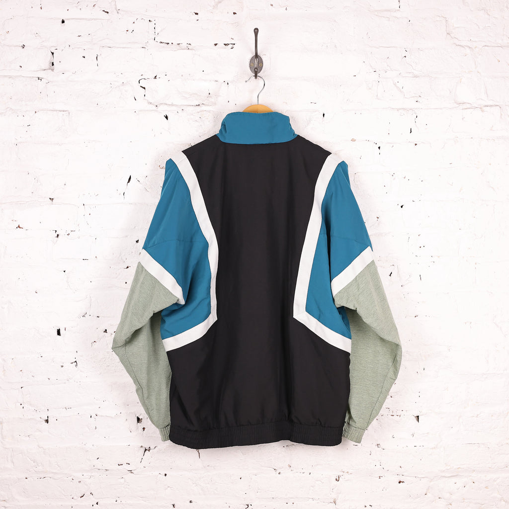 90s Adidas Tracksuit Top Jacket - Black - L