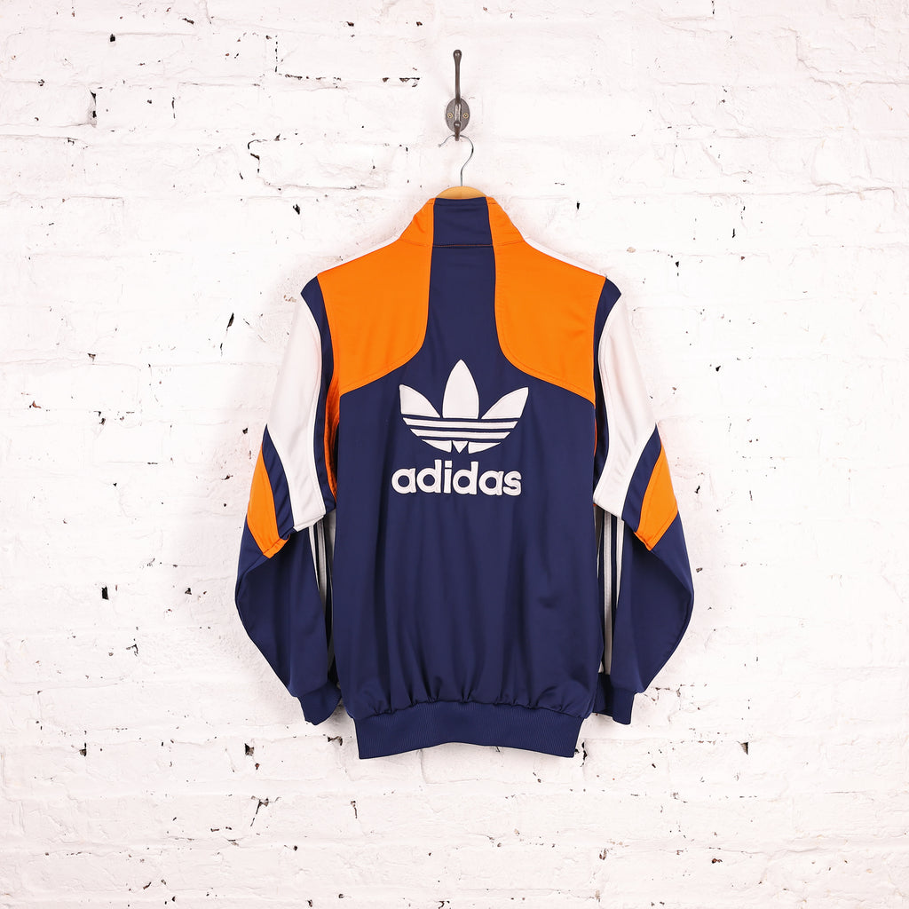 90s Adidas Tracksuit Top Jacket - Blue - M