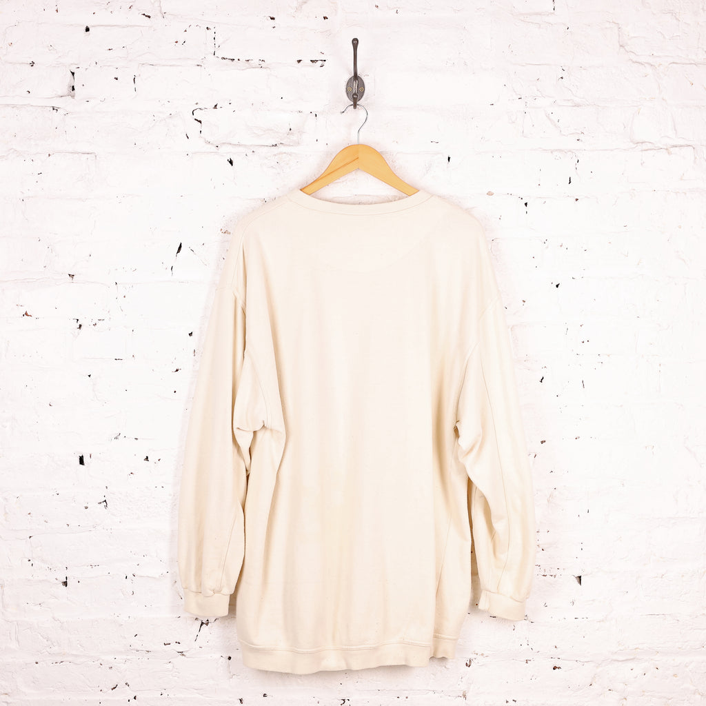90s Le Coq Sportif Sweatshirt - White - L
