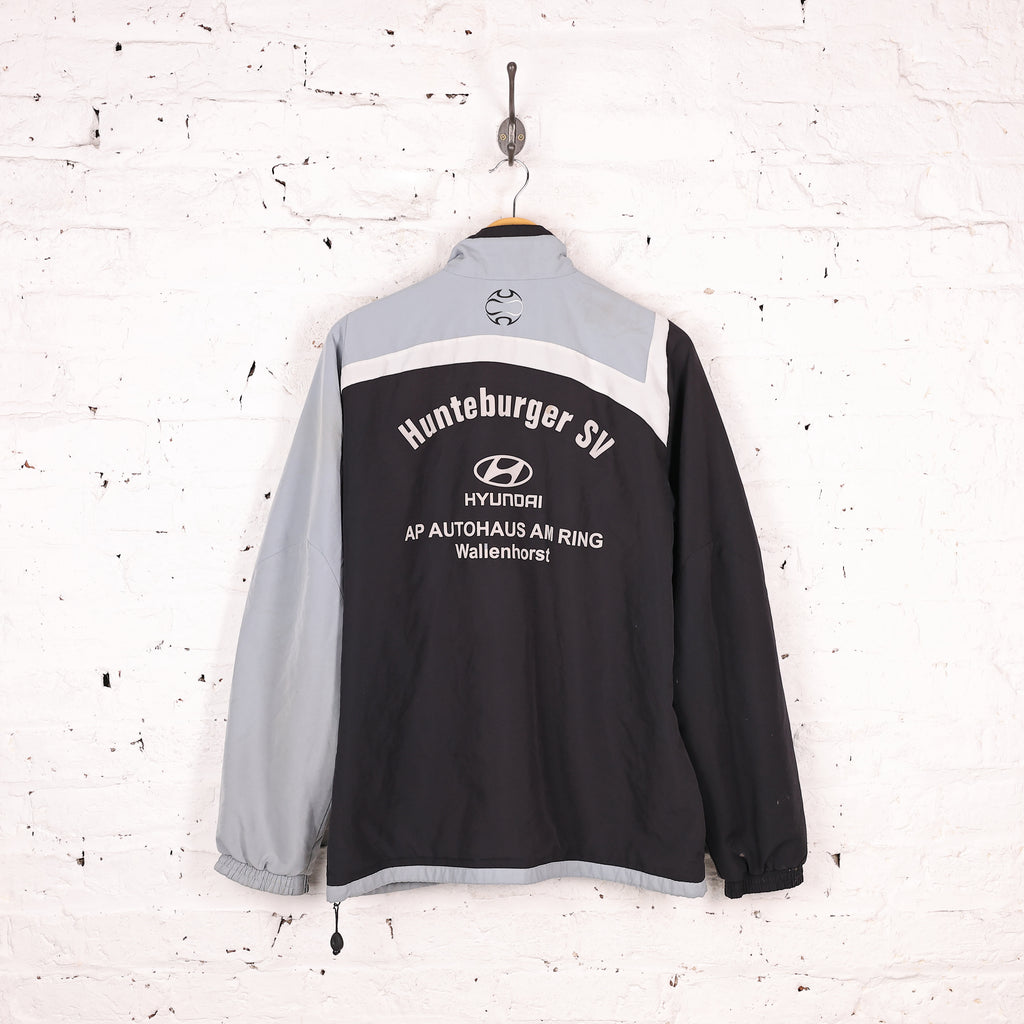90s Adidas Tracksuit Top Jacket - Black - L